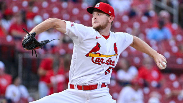 St. Louis Cardinals pitcher Zack Thompson